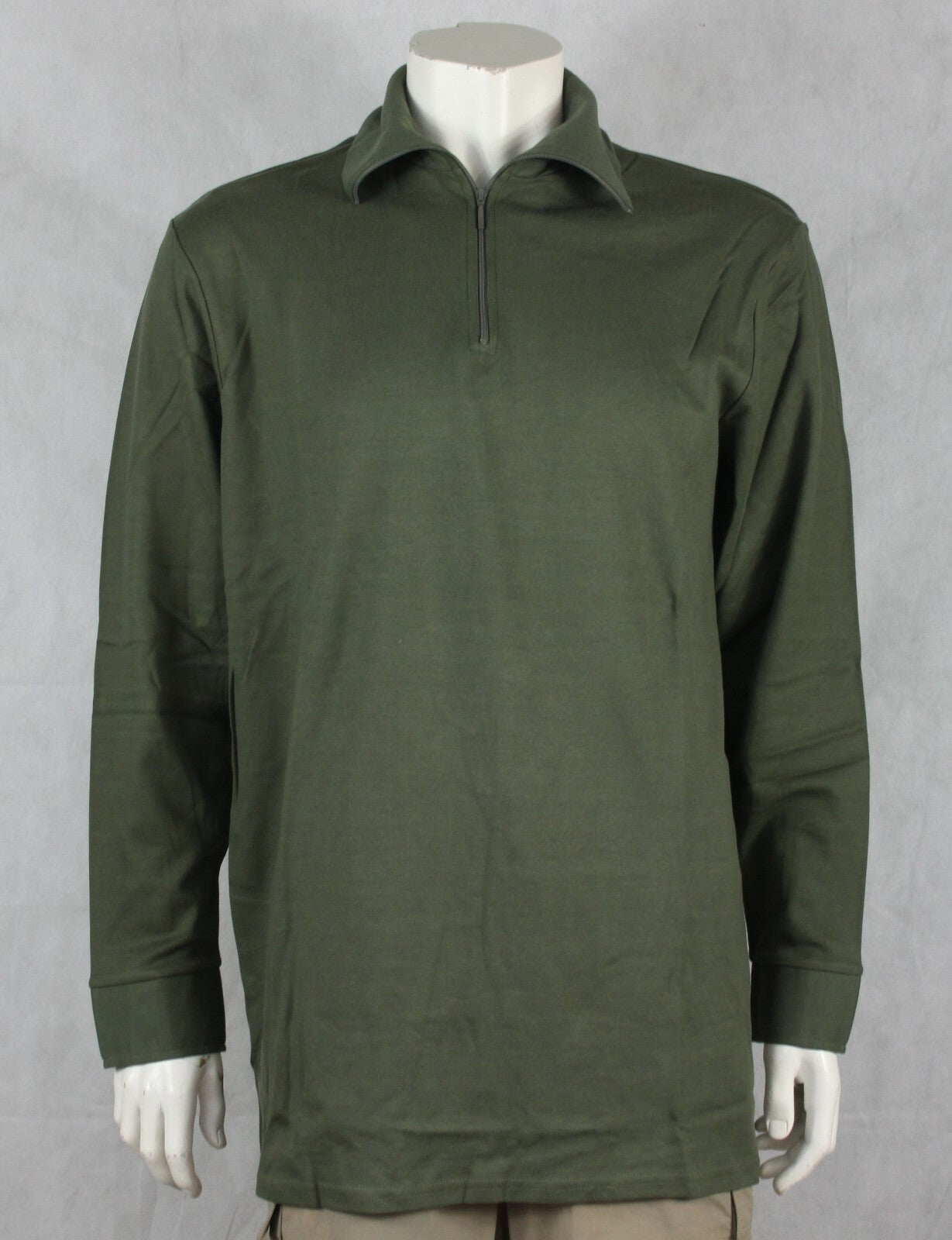 NEW Genuine Surplus French Army Thermal Zip Neck Top Norwegian style Lightweight