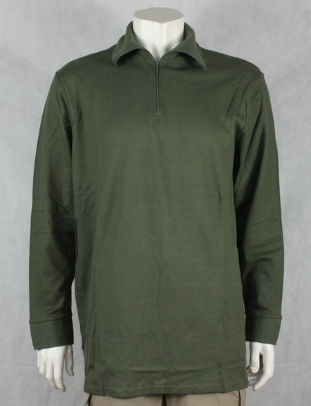 NEW Genuine Surplus French Army Thermal Zip Neck Top Norwegian style Lightweight