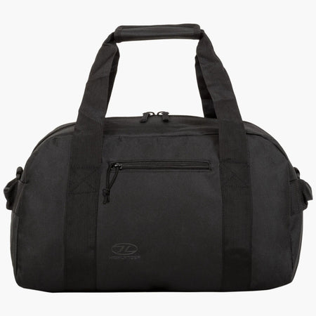 Highlander Cargo Holdall Duffle Bag 30 Litre Small Strong Durable Black Green
