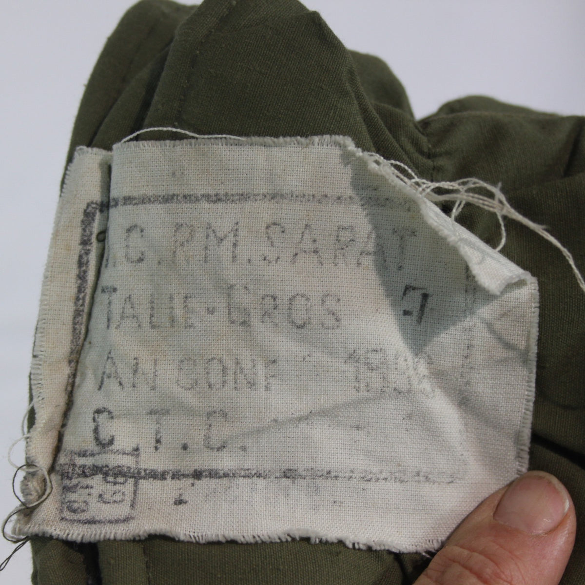 Thermal Padded Lined Romanian Army Mittens Genuine Surplus Green Large (3918)