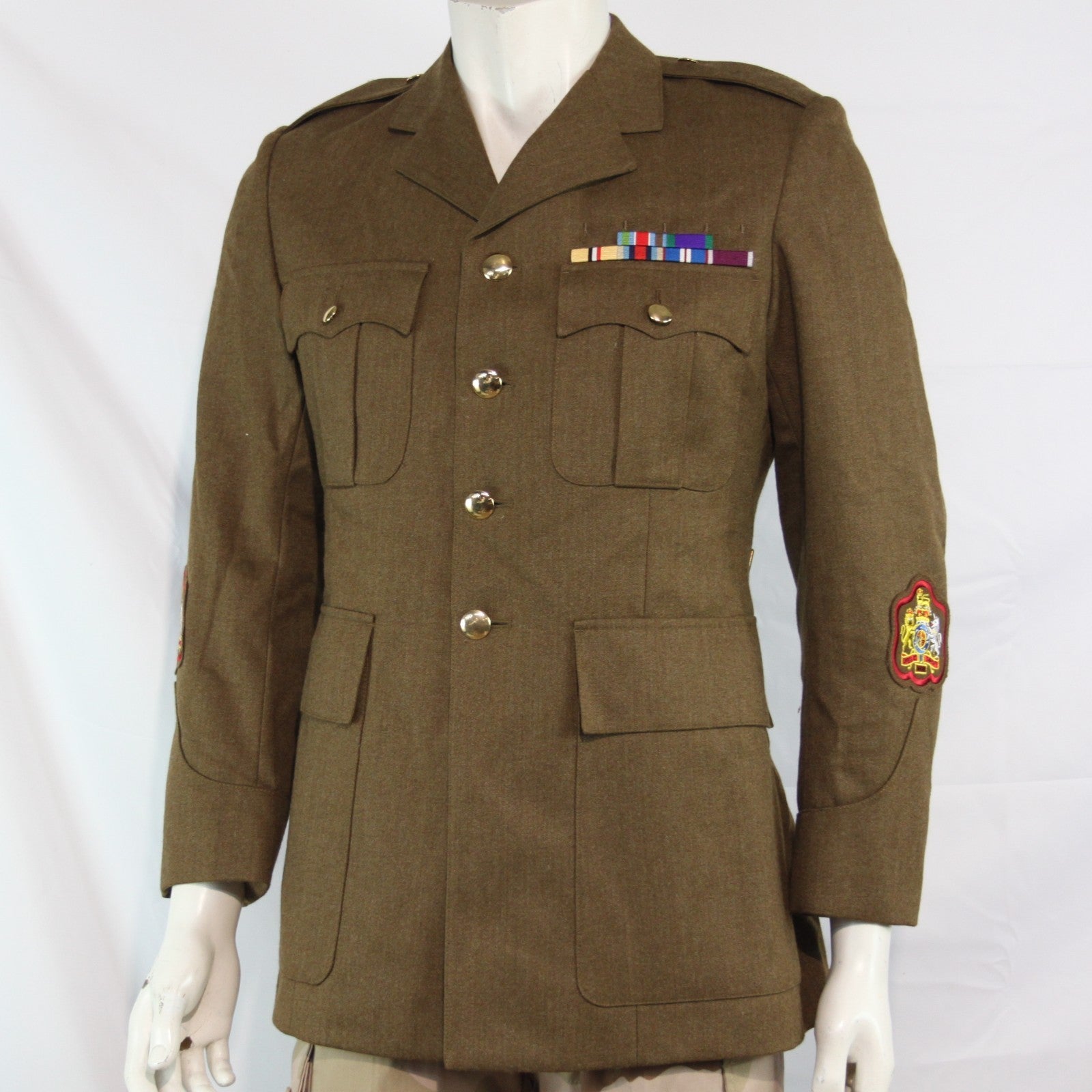 Genuine Surplus British Army Dress Uniform Jacket Tan 36" Chest (3587)