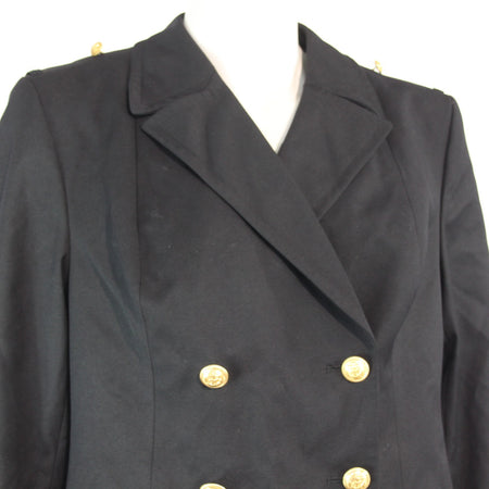 Womens German Naval Overcoat Winter Coat Genuine Surplus 38-40" (3643)