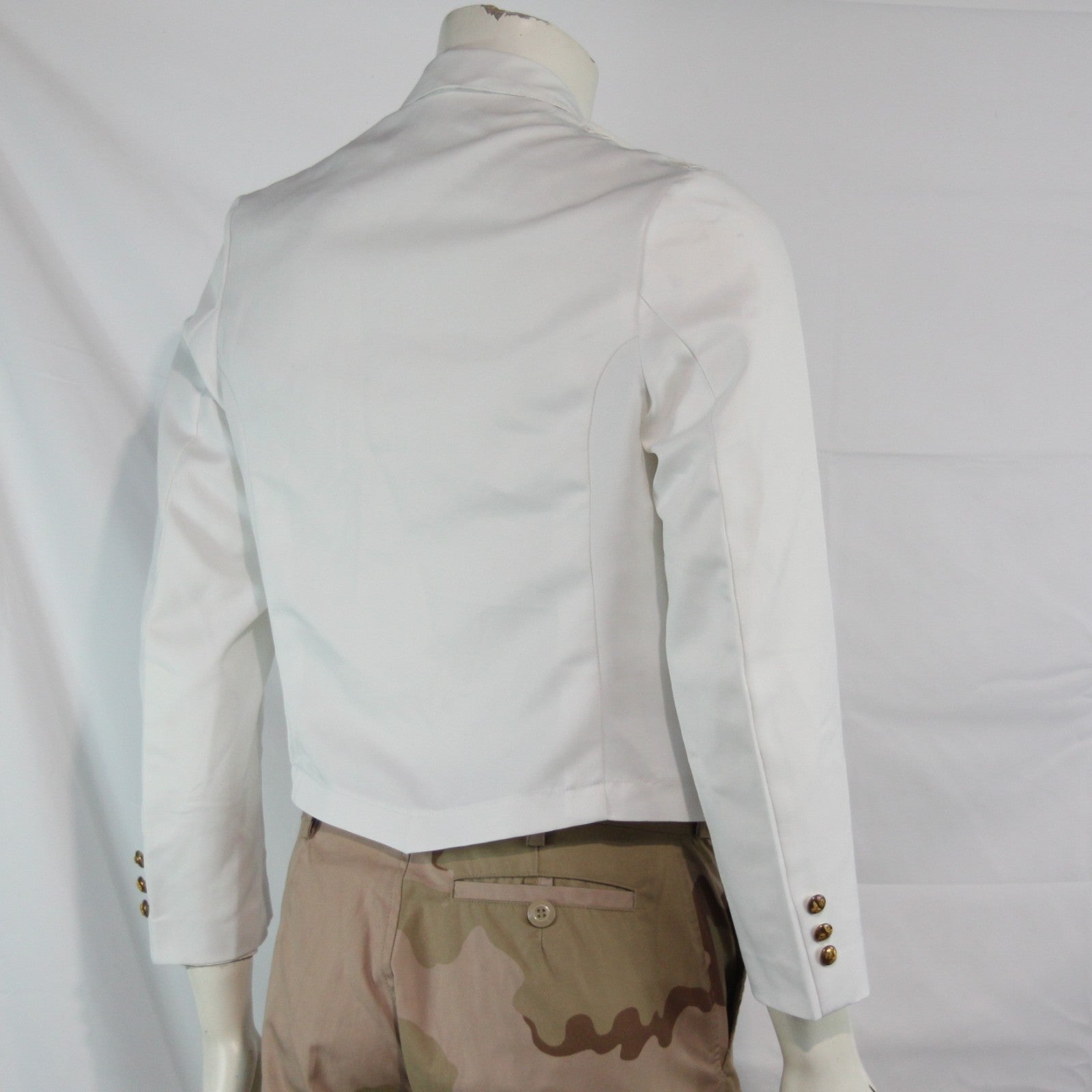 RAF White Mess Dress Jacket Genuine Surplus Unlined Airforce Brit 36-38" (3590)