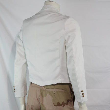 RAF White Mess Dress Jacket Genuine Surplus Unlined Airforce Brit 36-38" (3590)