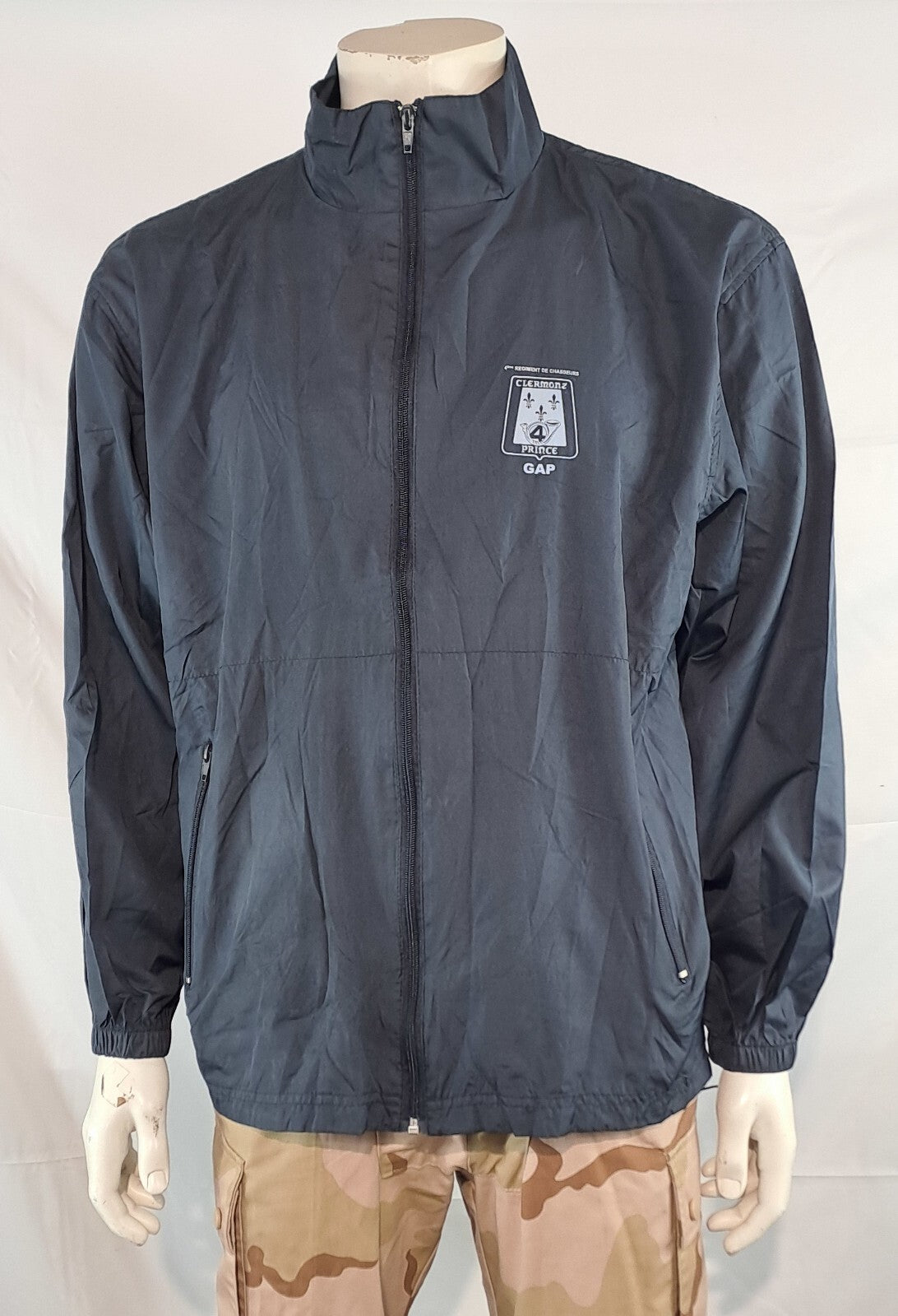 Genuine Surplus French Army Utra Lightweight Tracksuit Top Jacket Large  (2788)