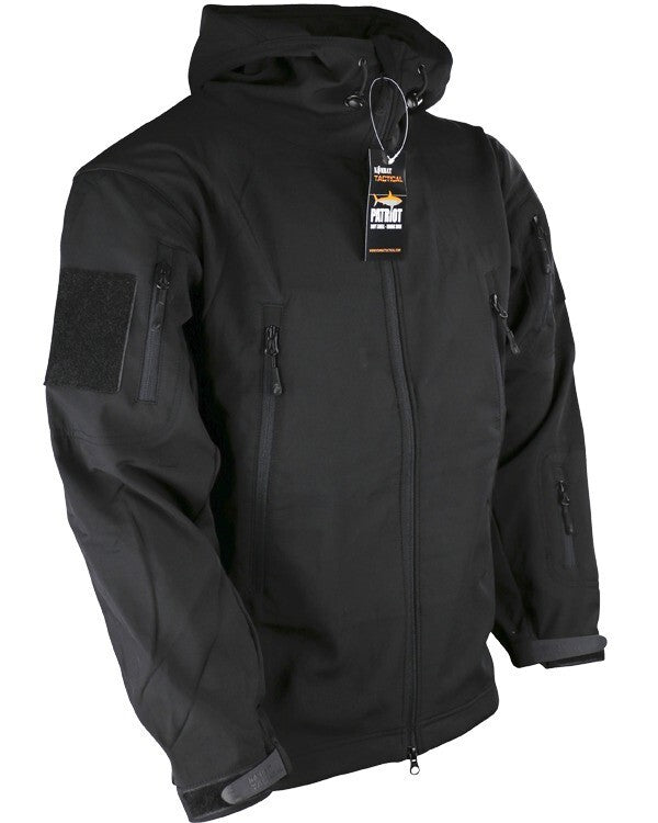 End of Line KT Patriot Softshell Jacket Black Green Camo Tactical military