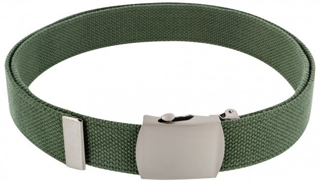 Highlander 33mm US Military Style Belt Olive Black Camo Metal Buckle 26-46" Wais