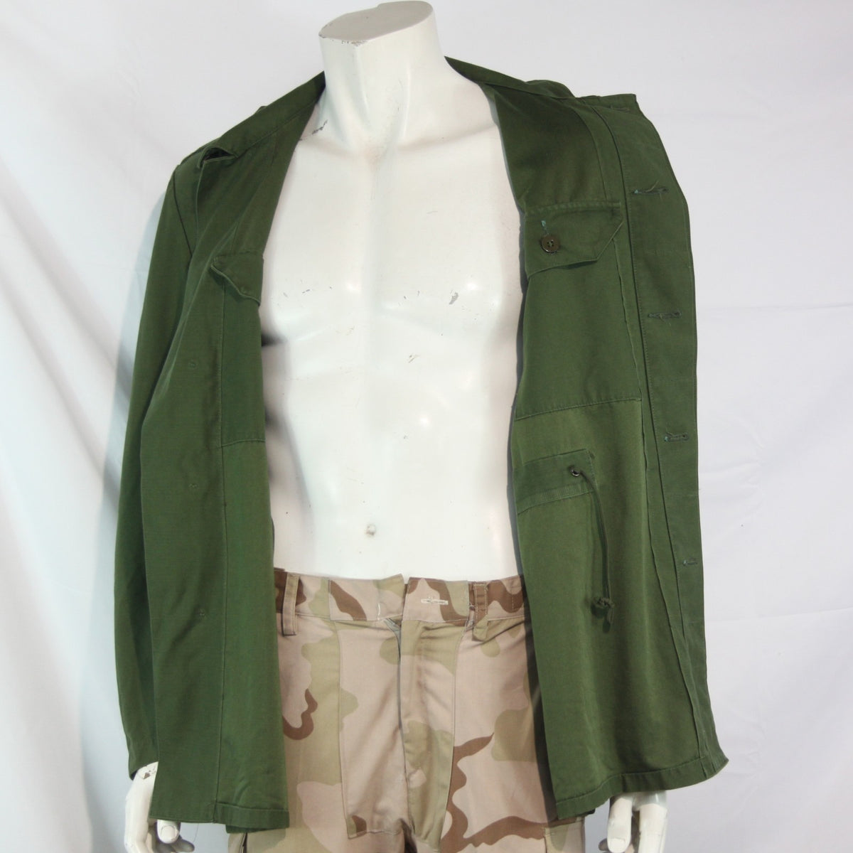 Genuine Surplus Swedish Army Heavyweight Shirt Lightweight Jacket 42-44" (4104)