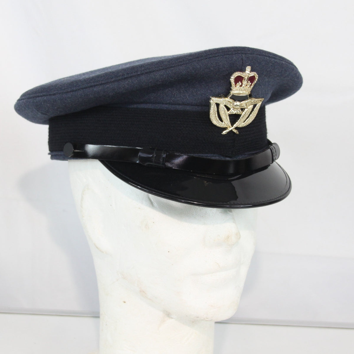 British RAF Warrant Officers Mens Dress Hat Genuine Surplus Peak Cap G1 (4445)