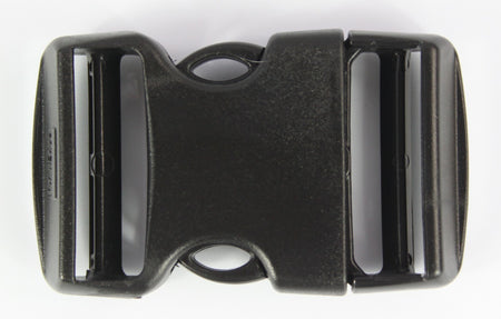 Double Side Release Buckles Black Plastic Clips Rucksacks Replacement All Sizes