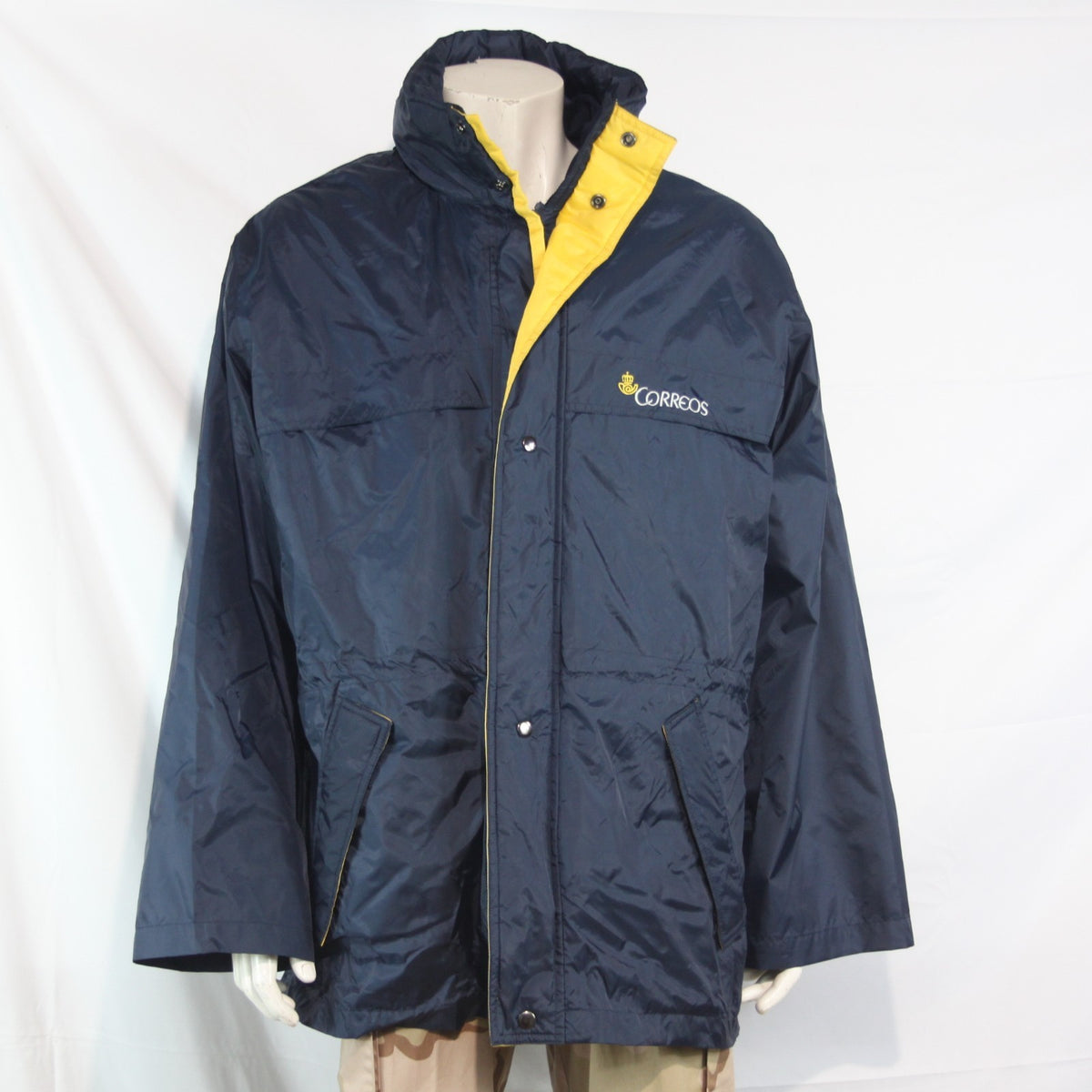 Mens Waterproof Breathable Raincoat SPanish Courier Jacket Genuine 46-48"(4025)