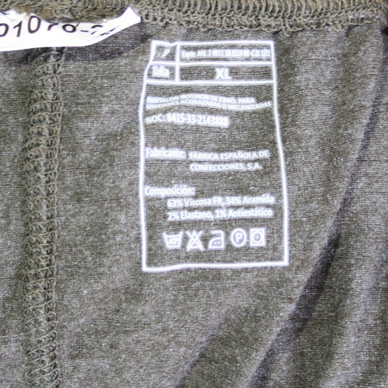 New Genuine Surplus Spanish Military Base Layer Leggings Olive (3285)