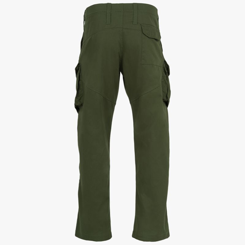Highlander Midweight Delta Trousers Military Style Black Olive Camo Polycotton