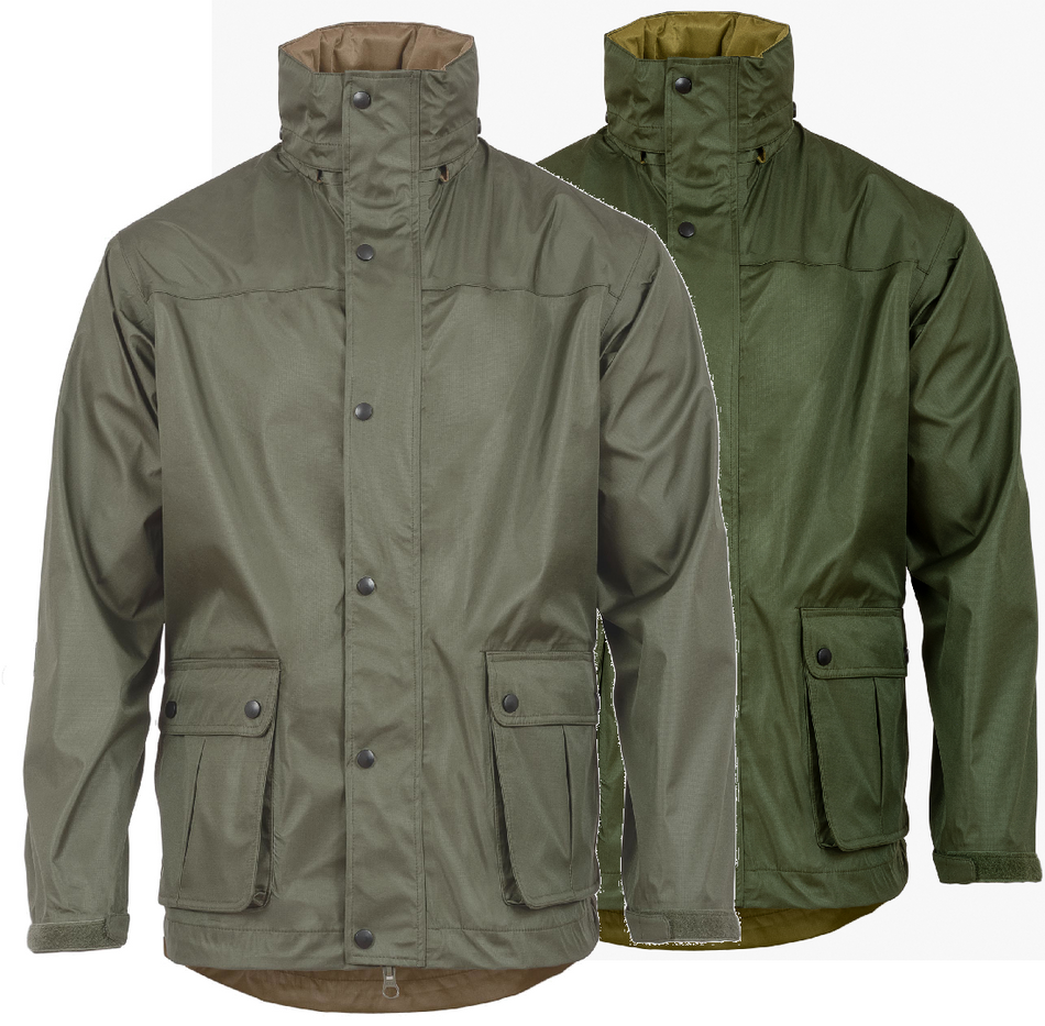 Highlander Tempest Jacket Waterproof Breathable Military Olive & Ranger Green