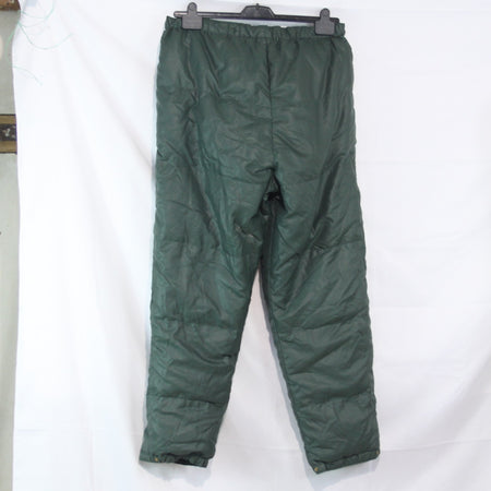Down FIlled Thermal Trousers Padded French Army Repaired 38-40" W (3883)