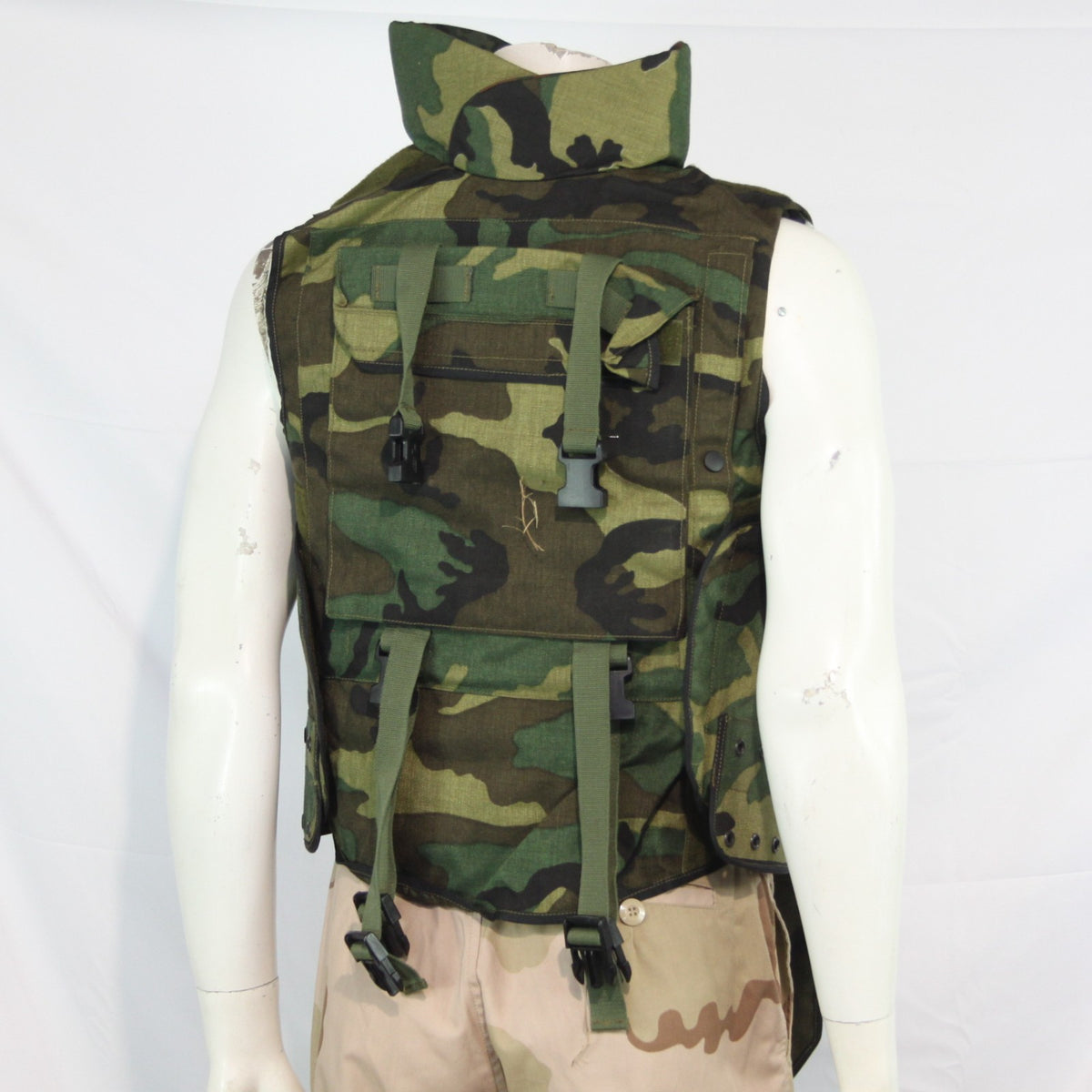 Genuine Surplus Body Armour Plate Cover Woodland Camo Flektarn (3325)