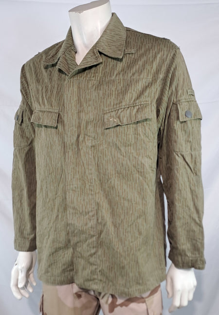 Genuine Surplus East German Strichtarn Raindrop Camo Jacket Canvas Vintage (3073