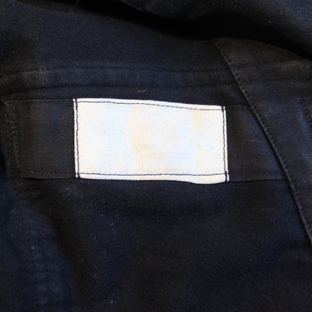 1950's Dutch Army Genuine Surplus Black Vintage Coverall Moleskin 40-42" (3499)