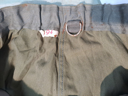 Genuine Surplus East German Army Vintage Winter Over- Trousers Cotton (1753)