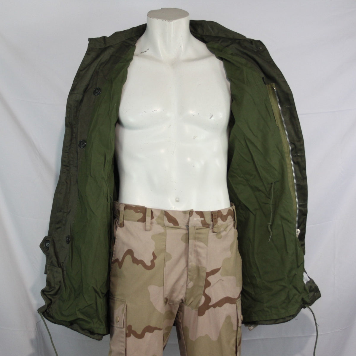 NEW Genuine Surplus Greek Army M65 Jacket Cotton Parka Olive (3351)