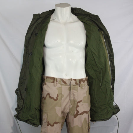 NEW Genuine Surplus Greek Army M65 Jacket Cotton Parka Olive (3351)