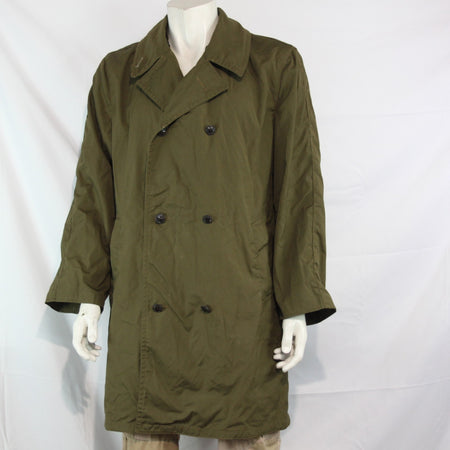 Mens Soviet Cold War Romanian Overcoat Genuine Surplus 42-44" Chest (3602)