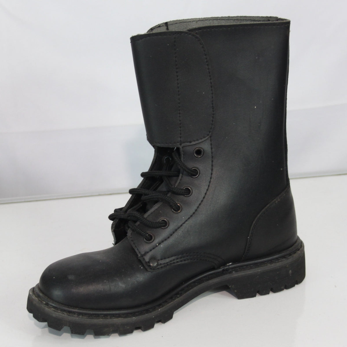 French Army Style Boots Ranger Boots Black Leather Supergrade EU 40 UK 6.5(3480)