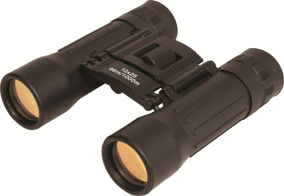Highlander Cotswold Black 10 x 25 Binoculars, Binos, Birdwatching, Walking