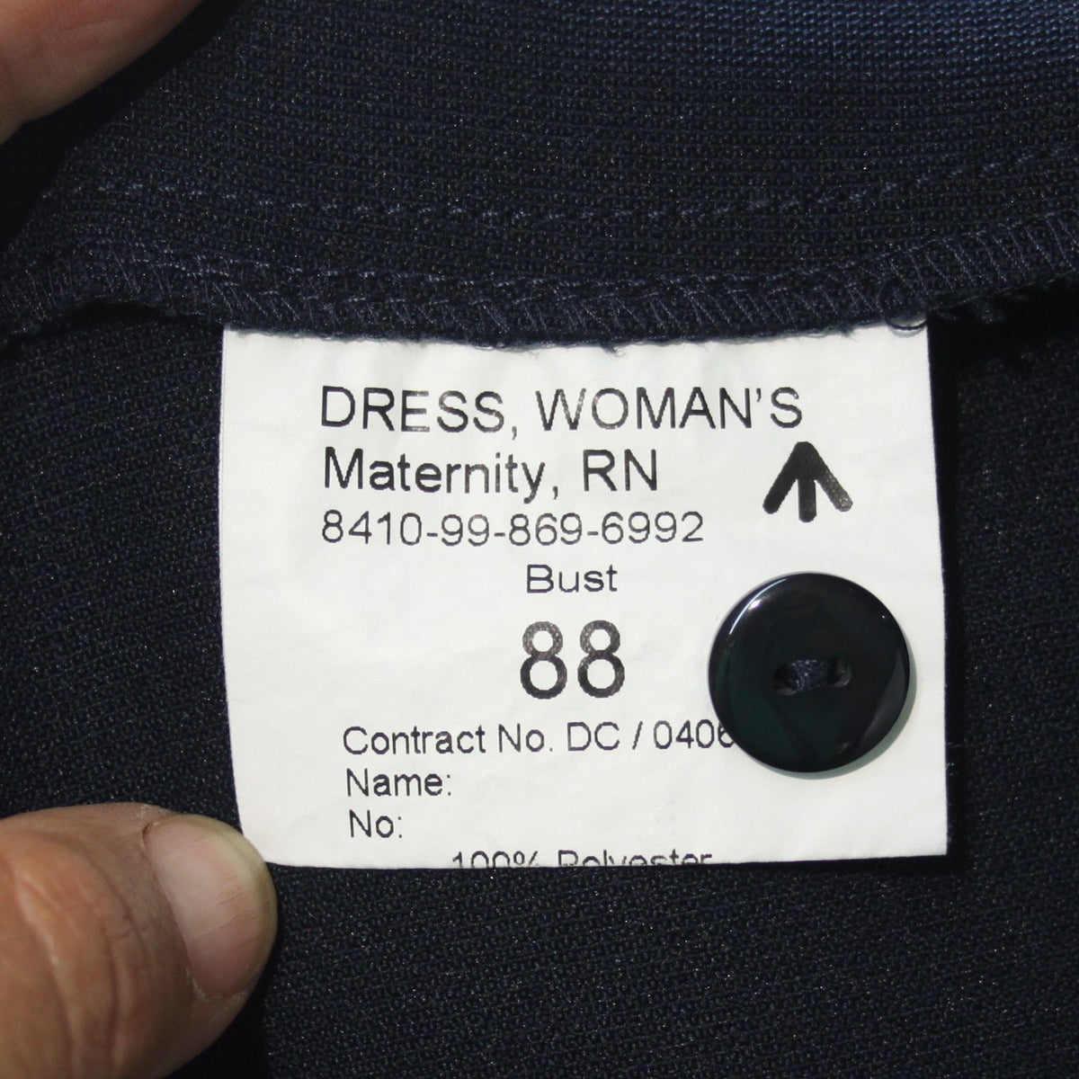 Genuine Surplus Royal Navy Maternity Dress Button Front (3366)