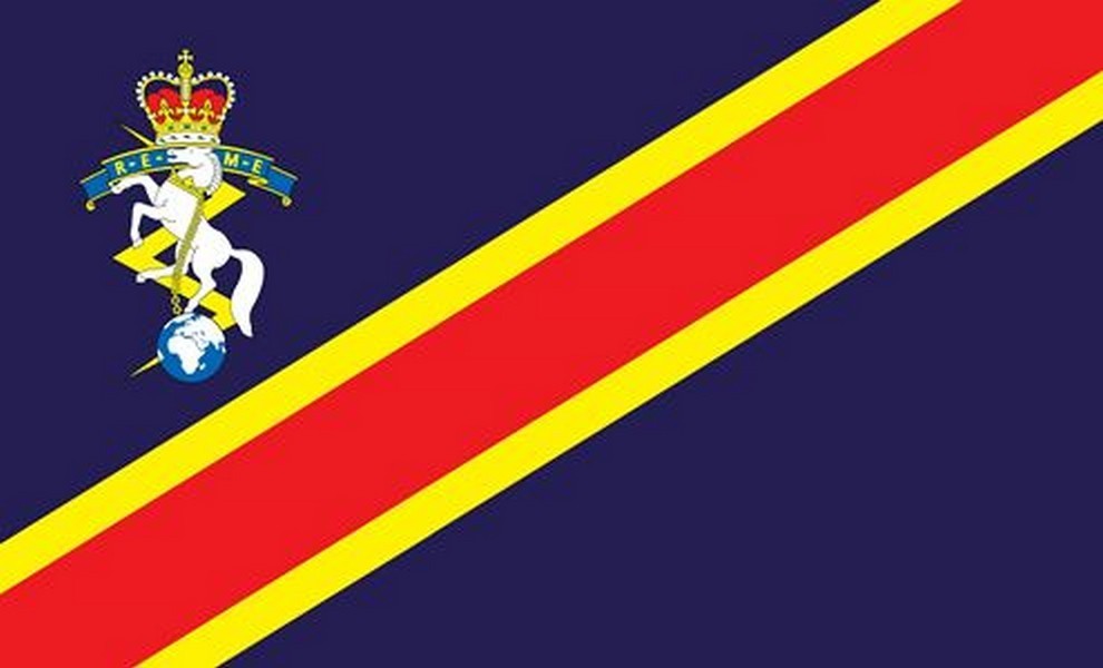 Royal Electrical Mechanical Corps REME FLAG 5' x 3' British Army Regiment