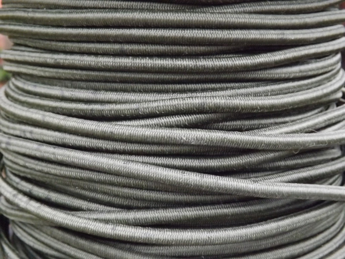 6mm Shockcord Bungee Cord Olive Green Strong Stretchy Elasticated
