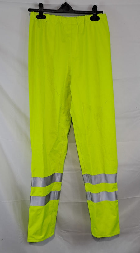 Genuine Surplus British Forces High Visibility Waterproof Overtrousers L (3069)