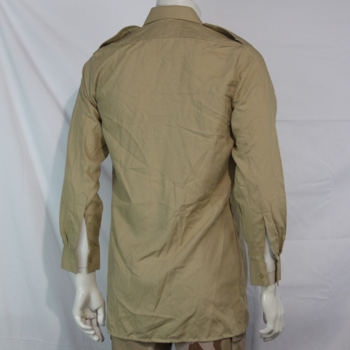 Genuine Surplus British Heavyweight Mans No2 Dress Shirt Fawn Officers (3427)