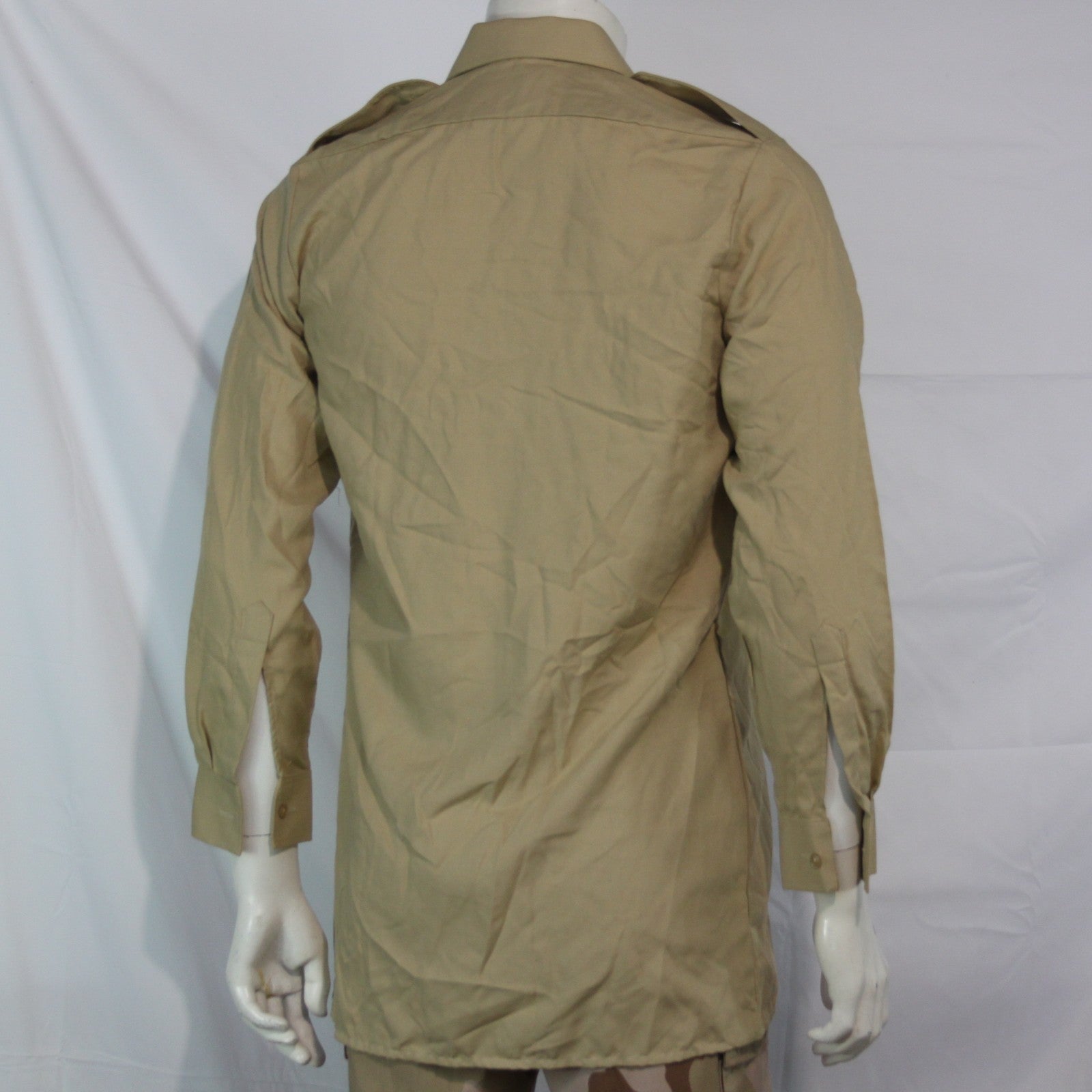 Genuine Surplus British Heavyweight Mans No2 Dress Shirt Fawn Officers (3427)