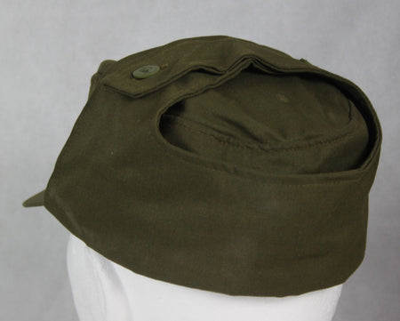 Genuine Surplus Vintage Czech Ex Army Field Hat Peak Cap Green SMALL