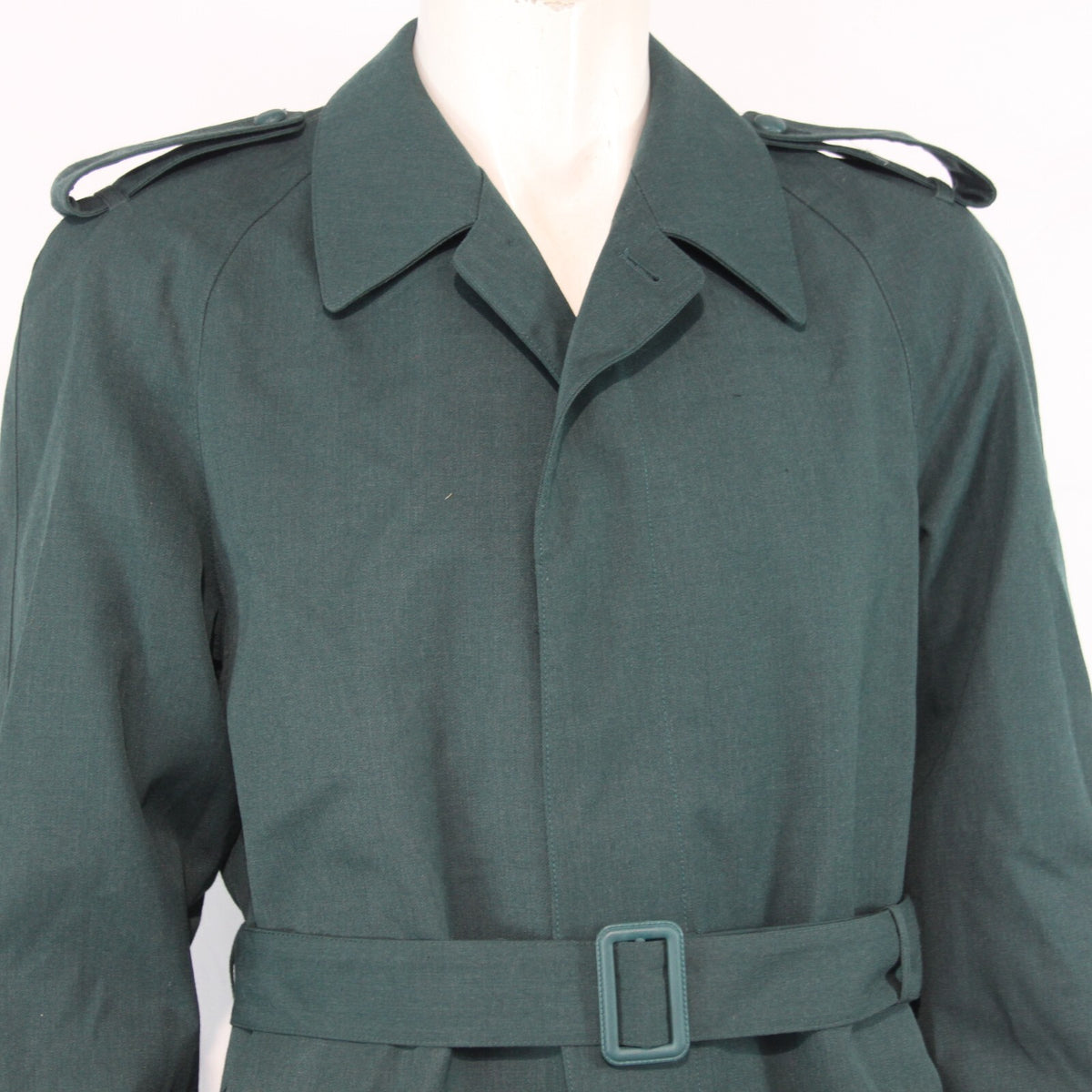 Genuine Surplus Spanish Police Civil Guard Trench Coat Bottle green 40" (3228)