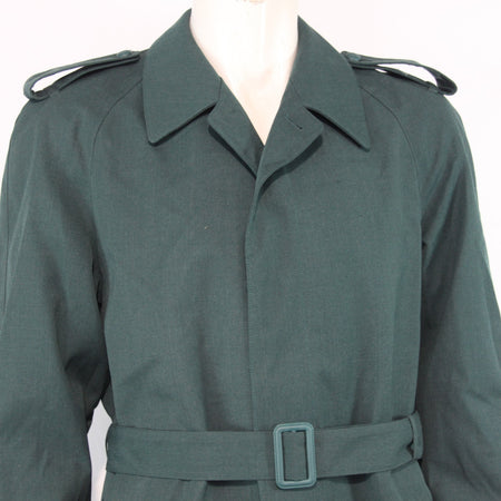 Genuine Surplus Spanish Police Civil Guard Trench Coat Bottle green 40" (3228)