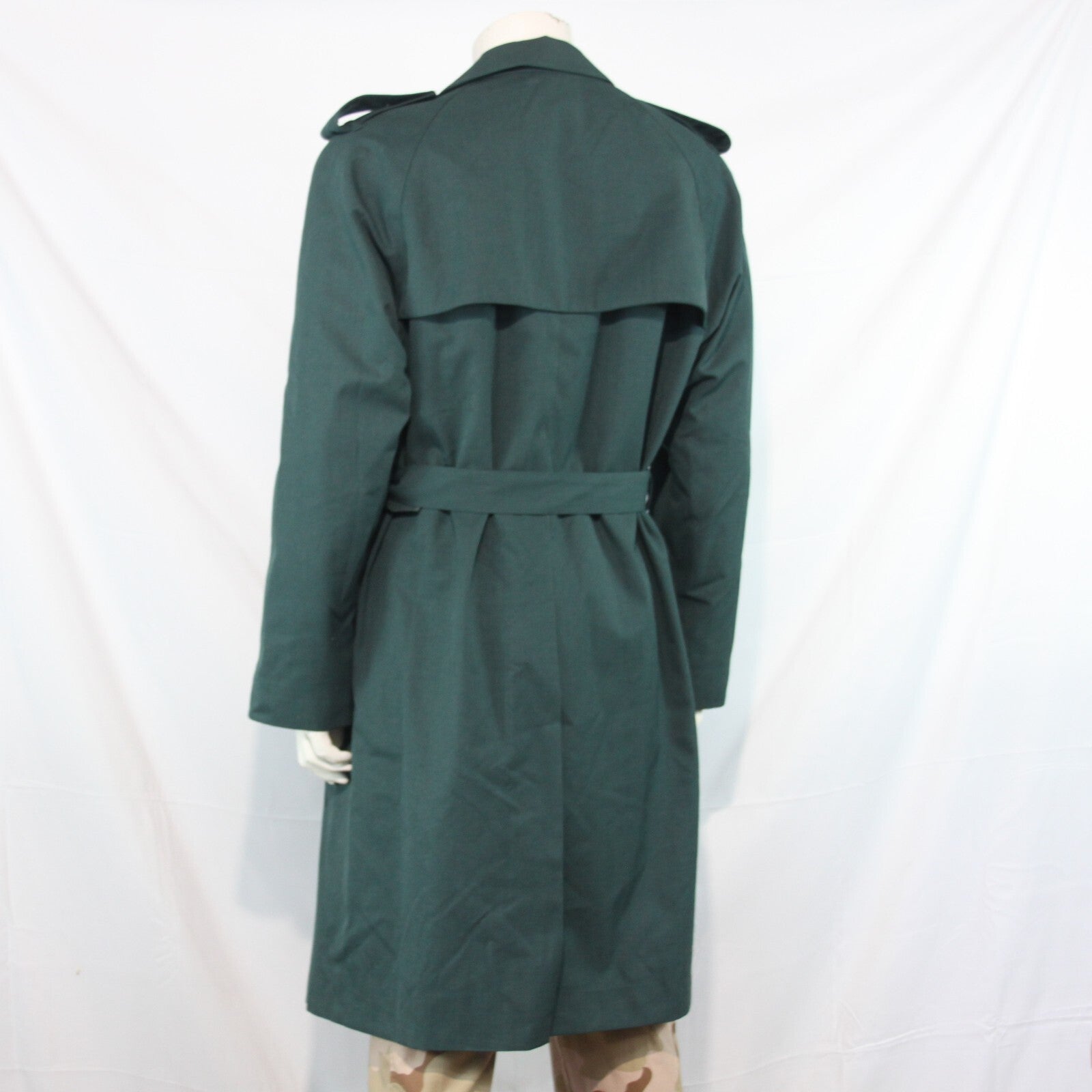 Genuine Surplus Spanish Police Civil Guard Trench Coat Bottle green 40" (3228)