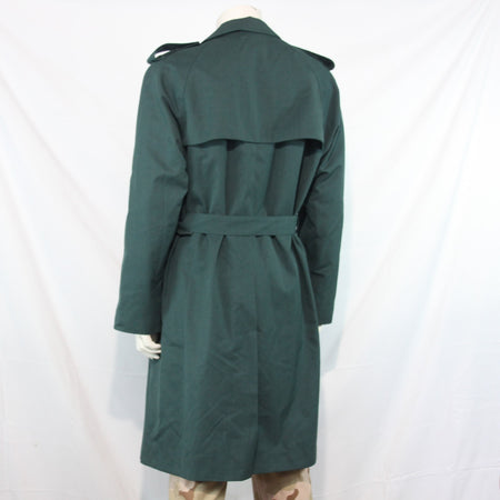 Genuine Surplus Spanish Police Civil Guard Trench Coat Bottle green 40" (3228)