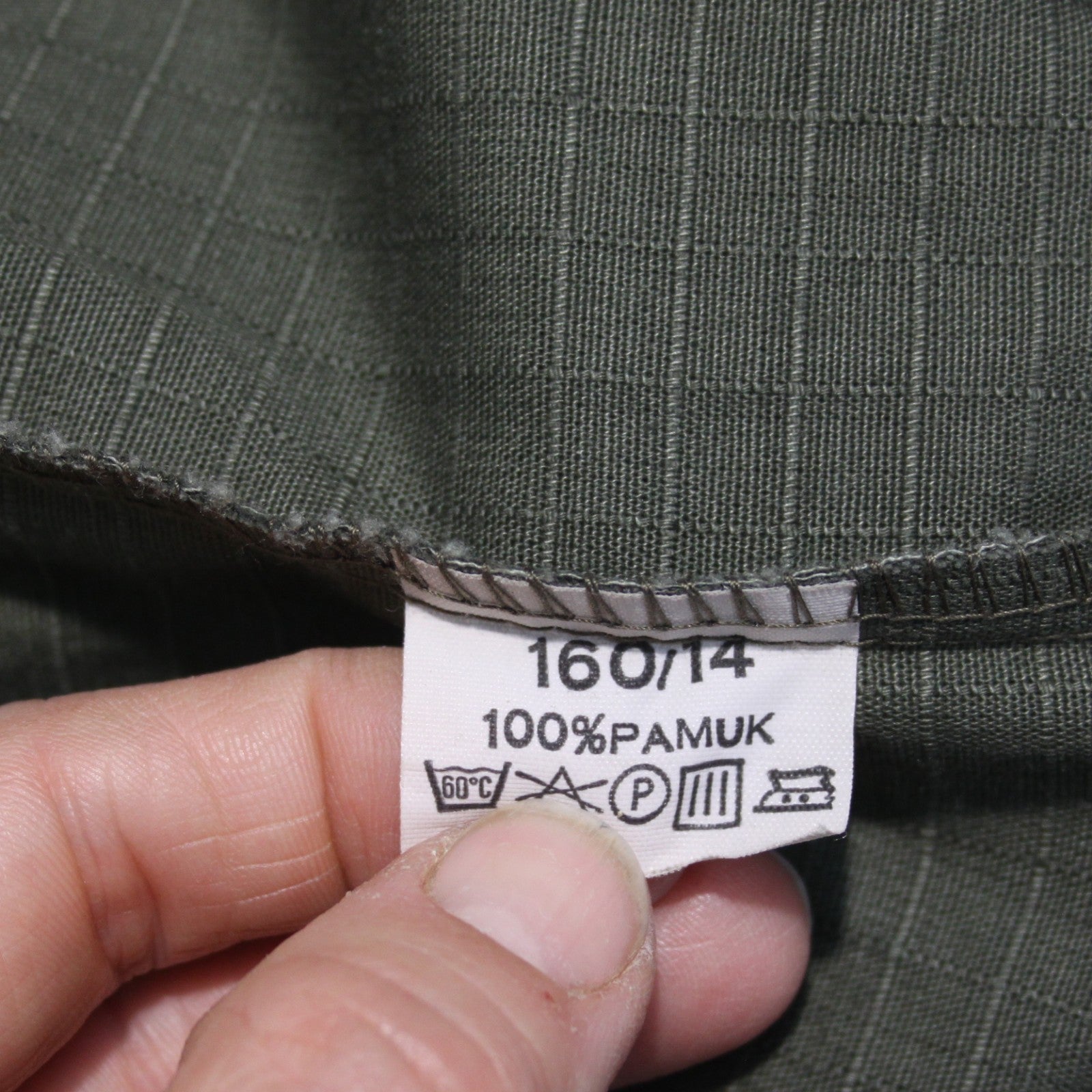 Croatian Army Shirt Genuine Surplus Ripstop Olive Green  Military (4103)