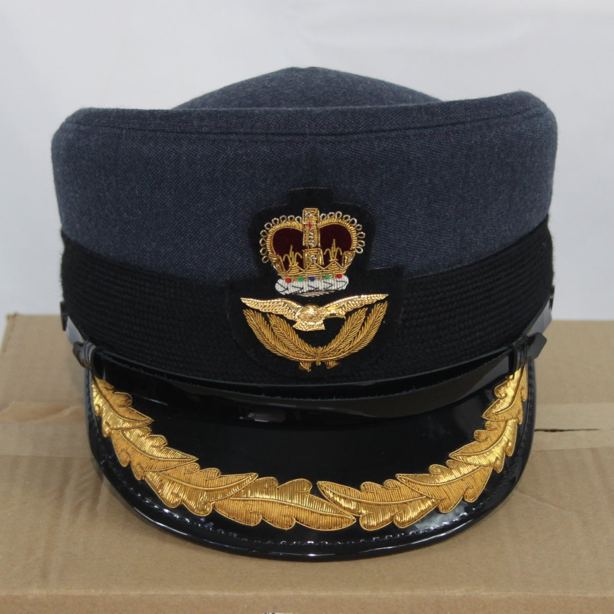 NEW British RAF Group Captain Womens Dress Hat Genuine Surplus 57cm (4416)