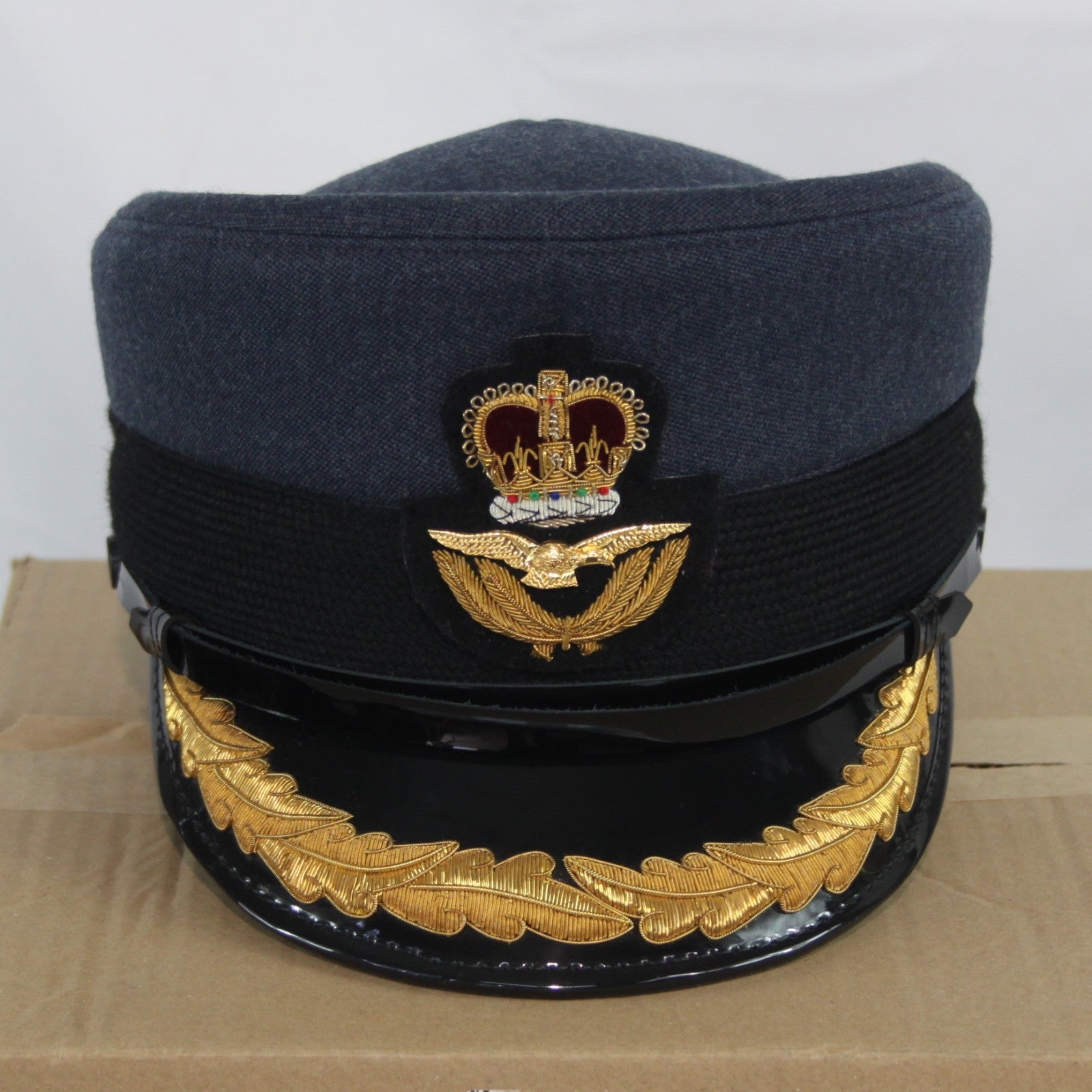 NEW British RAF Group Captain Womens Dress Hat Genuine Surplus 57cm (4416)