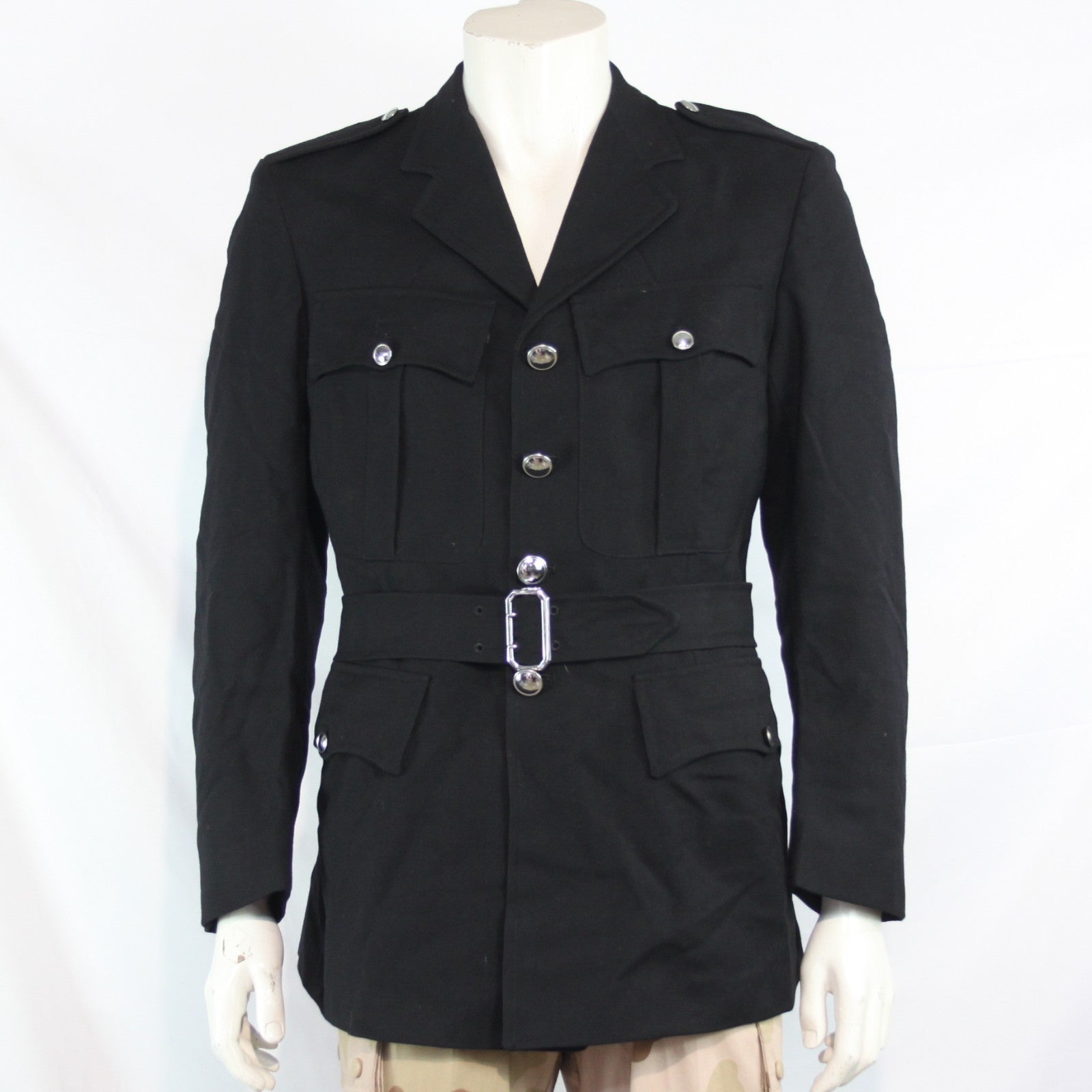Genuine Surplus RUC Irish British Police Dress Jacket Black Formal Fitted (3554)