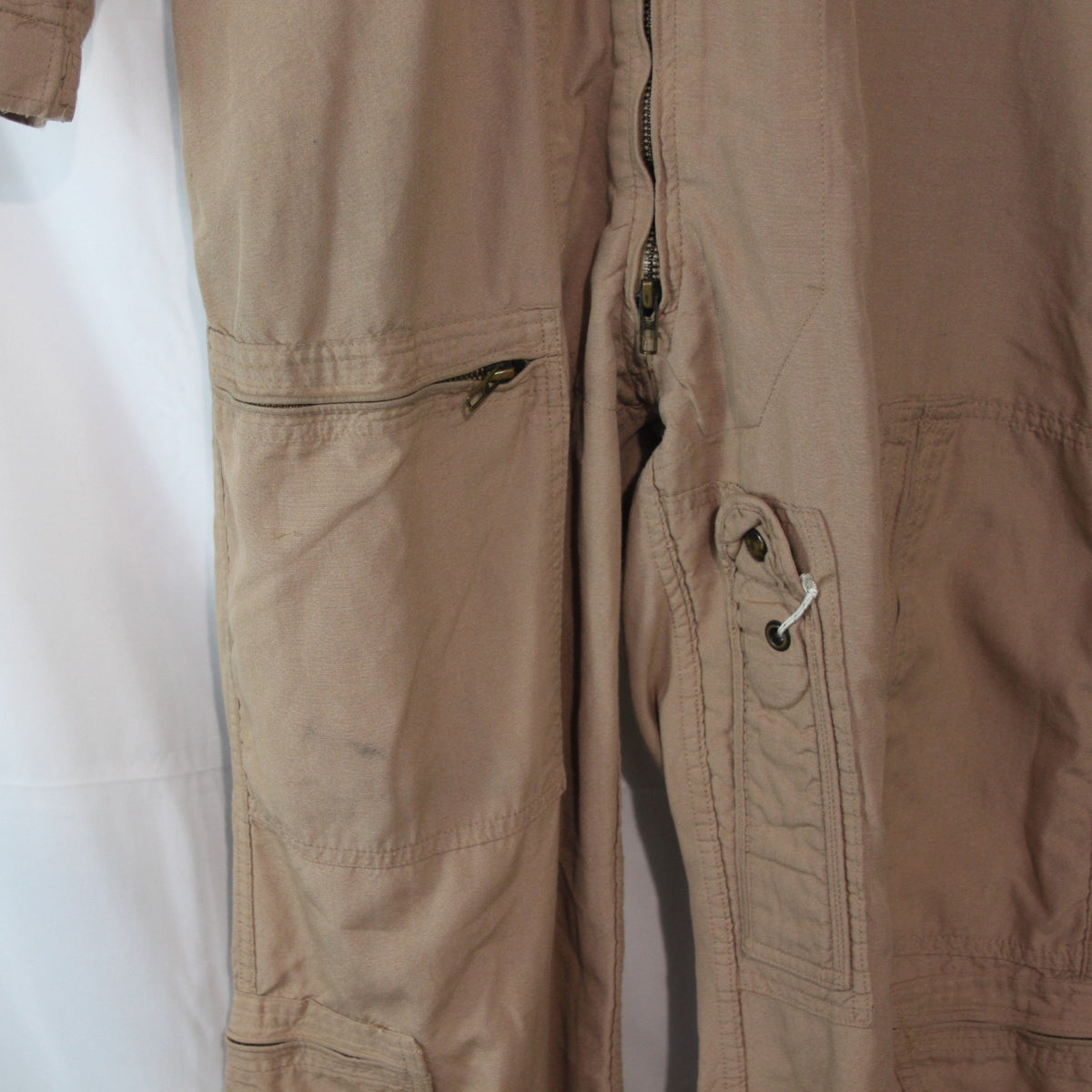 US Airforce Flight Suit Coverall Mens Sand Genuine Surplus 44" Chest Short 3523)
