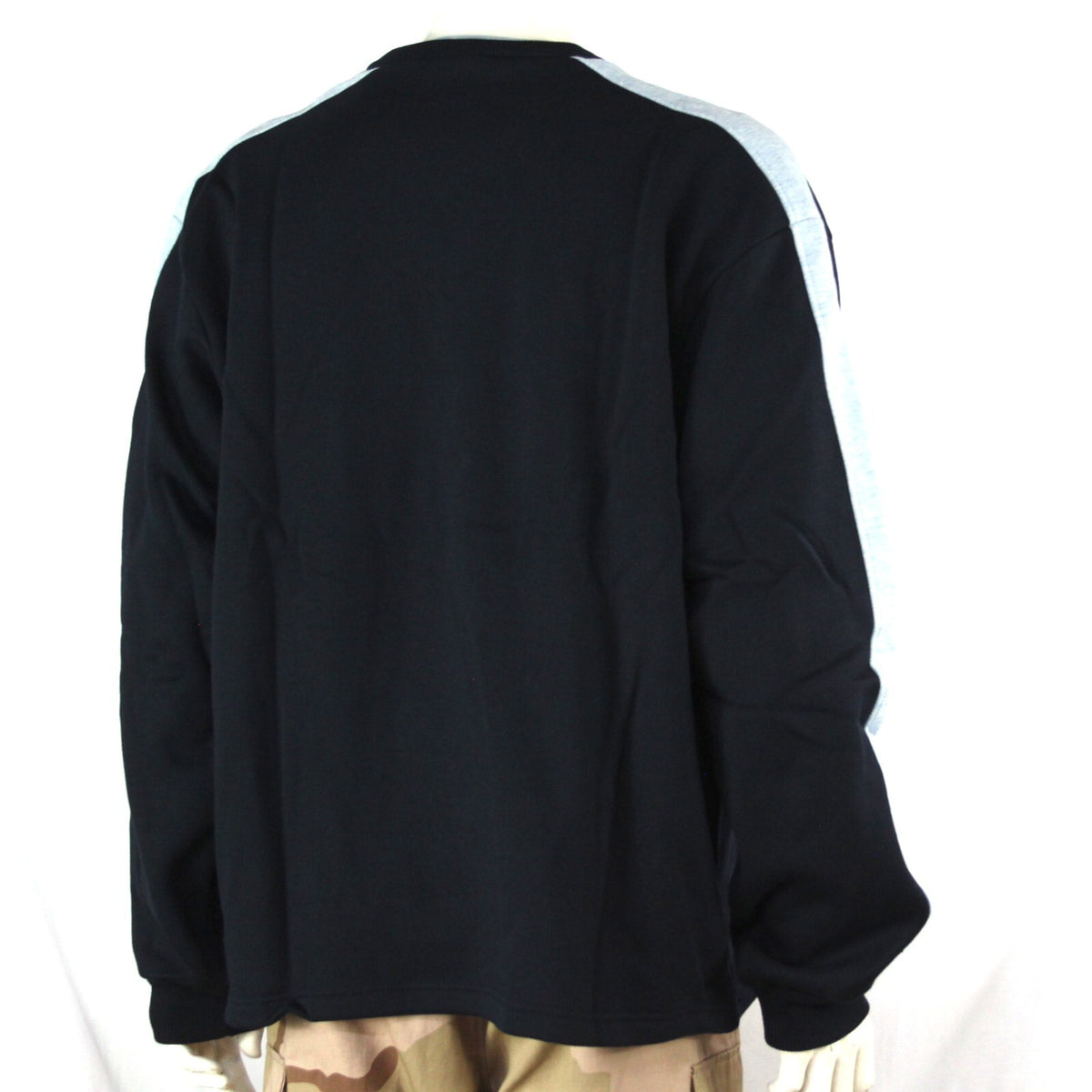 NEW Genuine Surplus Spanish Military Army V- Neck Sweatshirt Navy BLue (3253)