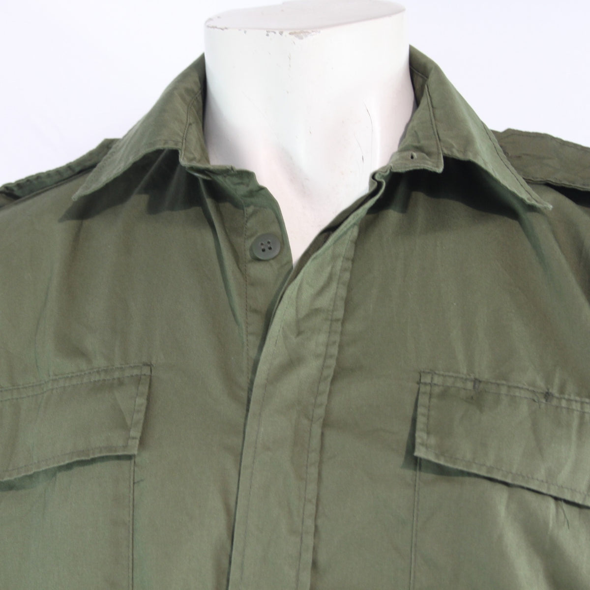 Croatian Short Sleeve Army Shirt Lightweight Badged Olive Genuine Surplus (4324)