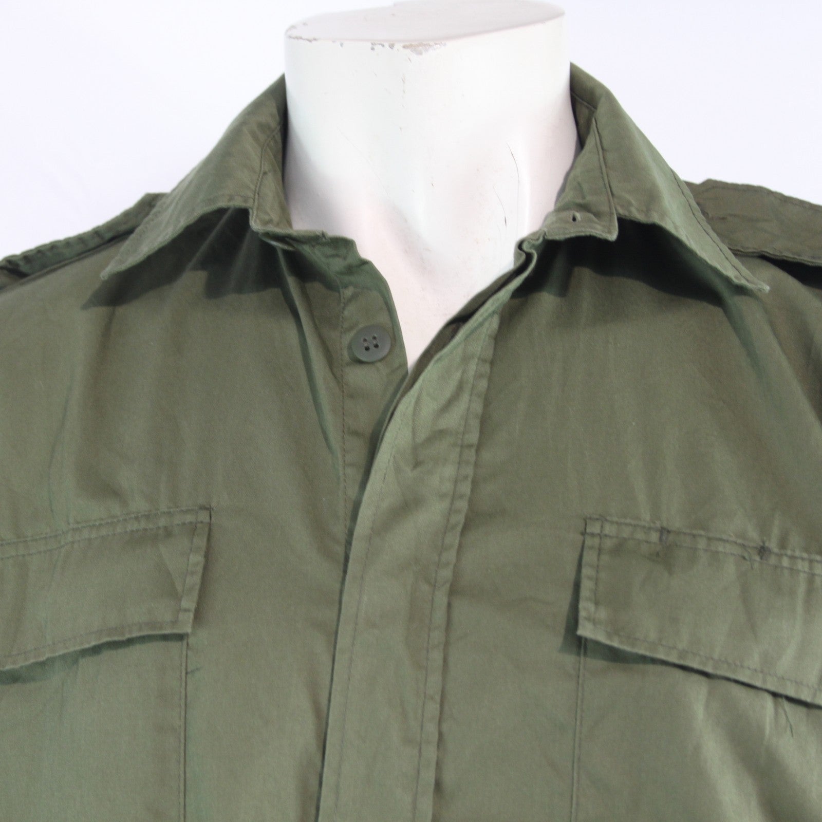 Croatian Short Sleeve Army Shirt Lightweight Badged Olive Genuine Surplus (4324)