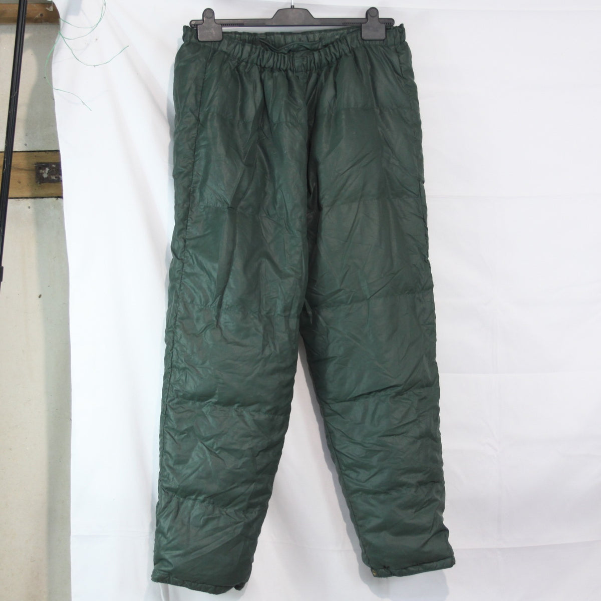 Down FIlled Thermal Trousers Padded French Army Repaired 38-40" W (3883)