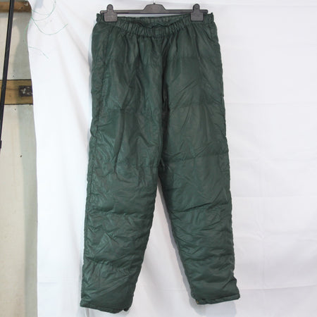 Down FIlled Thermal Trousers Padded French Army Repaired 38-40" W (3883)