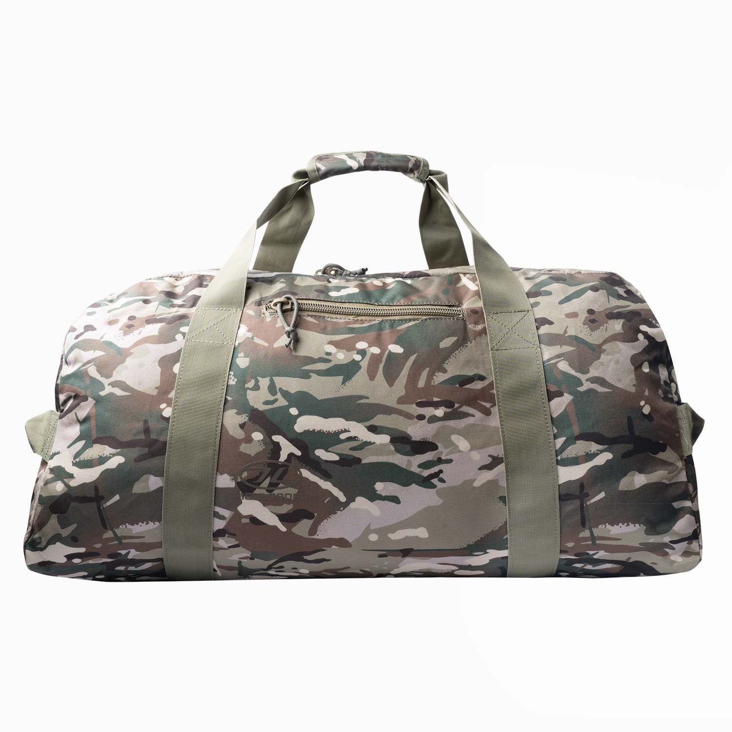 EDHighlander Cargo Holdall Duffle Bag 65 Litre Medium Strong Durable Black Green